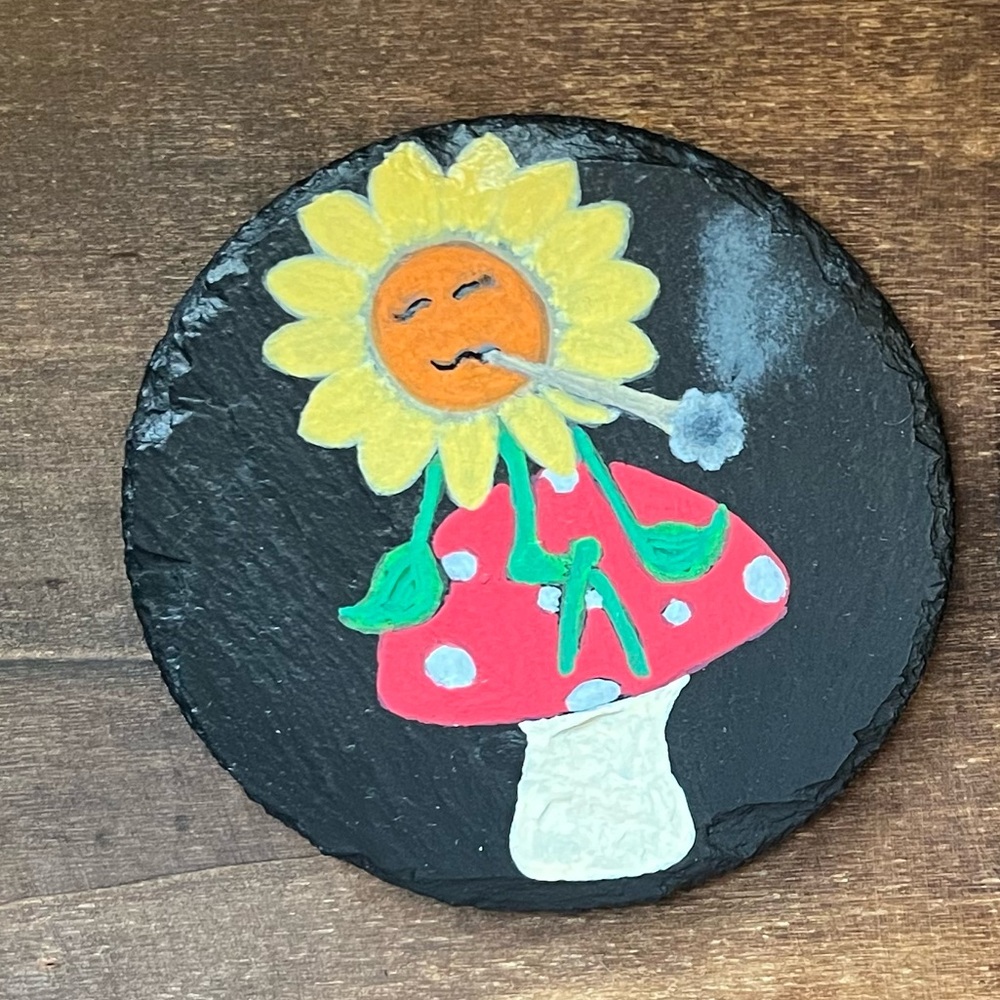 Slate coaster